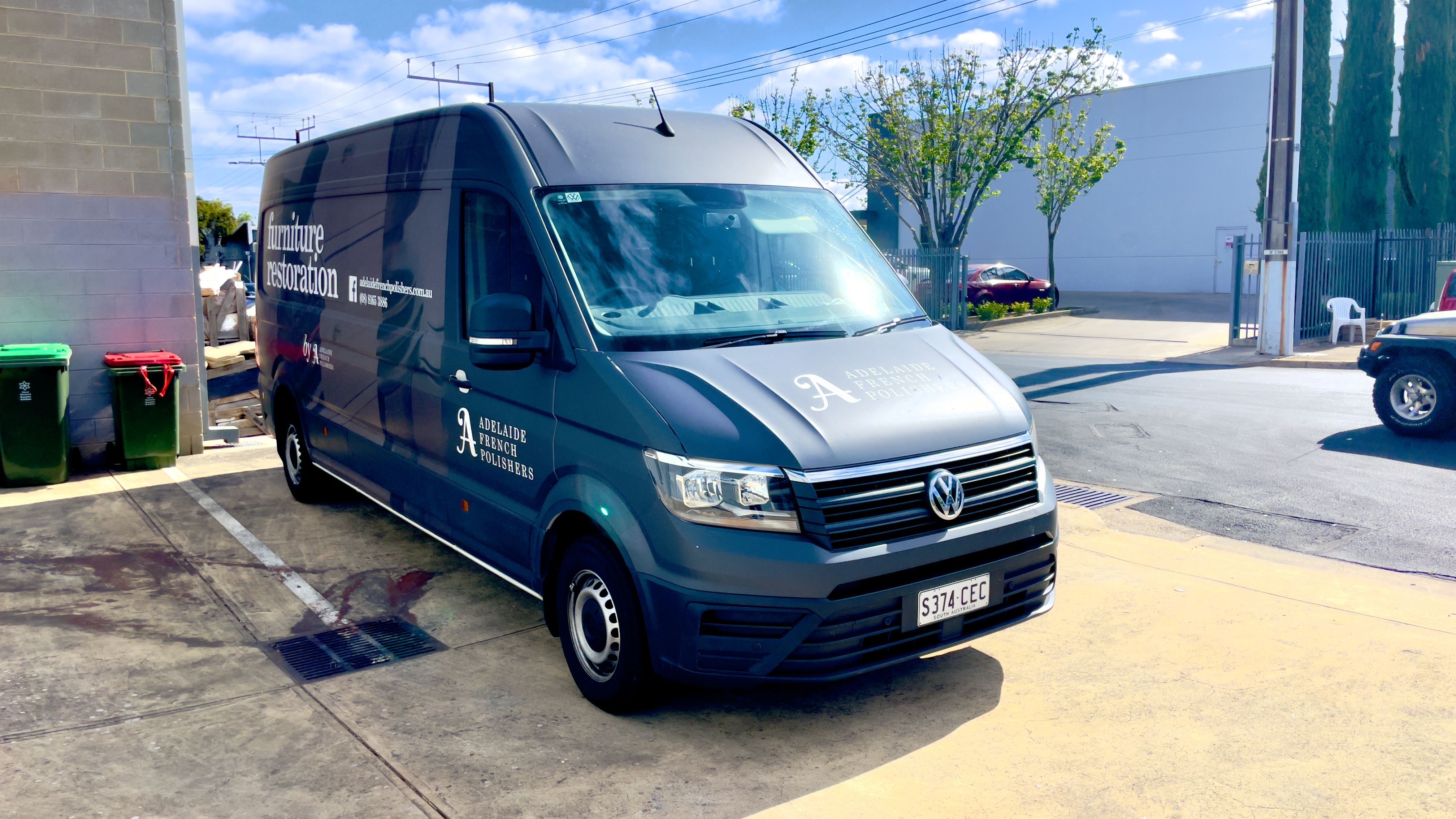 Adelaide French Polishers moving van